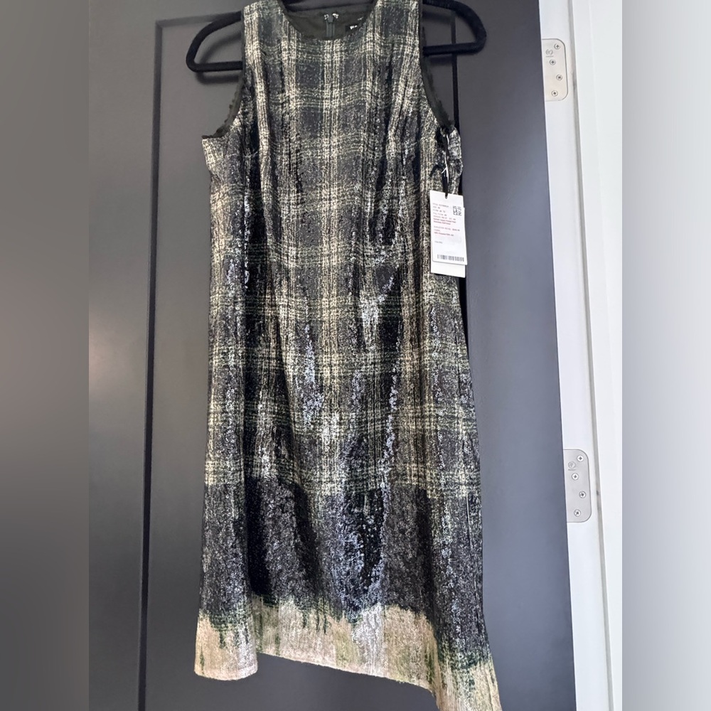 Elegant Plaid Sleeveless Dress
